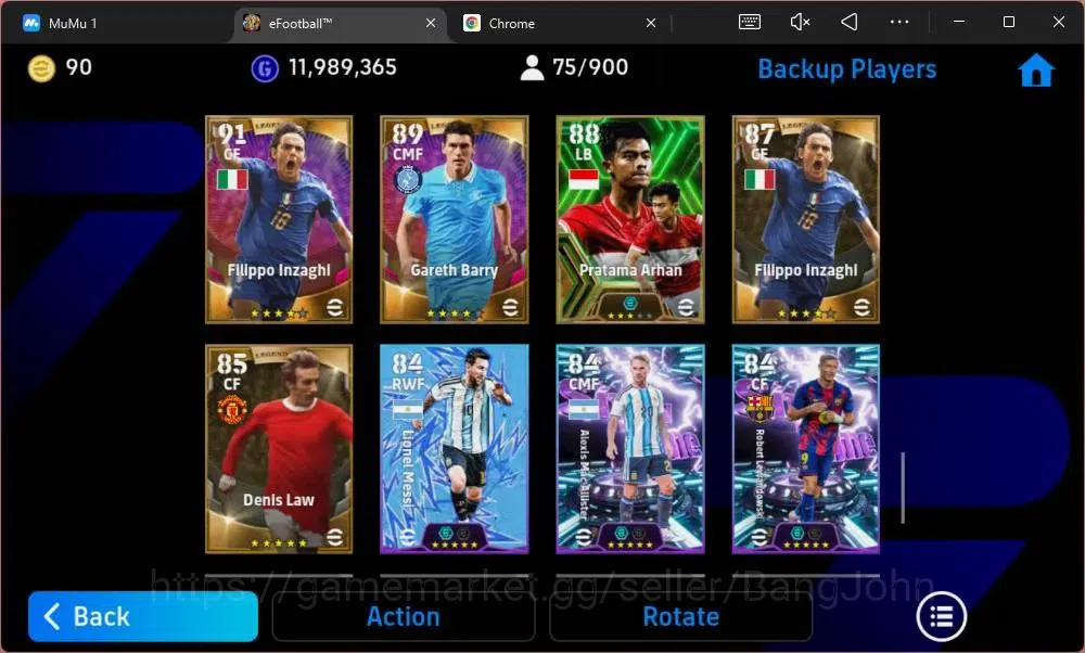 eFootball Accounts Mobile|PW 3178|Bigtime Nistelrooij,Messi,Neymar|Le image 10