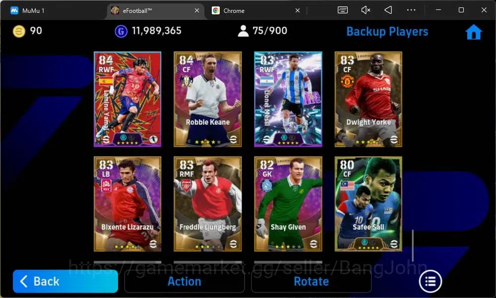 eFootball Accounts Mobile|PW 3178|Bigtime Nistelrooij,Messi,Neymar|Le image 11