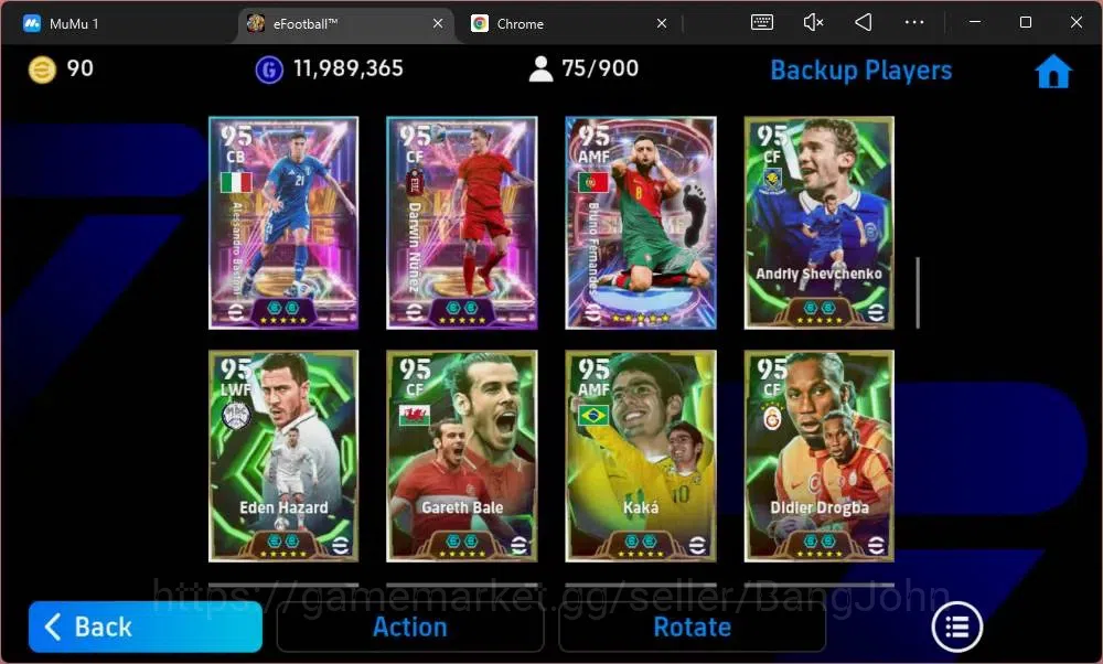 eFootball Accounts Mobile|PW 3178|Bigtime Nistelrooij,Messi,Neymar|Le image 6