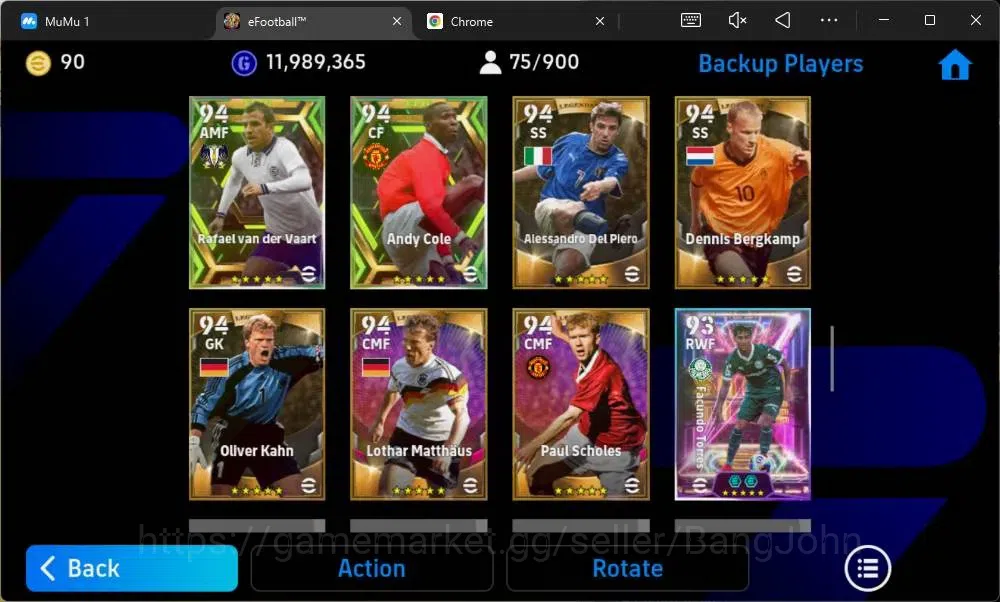 eFootball Accounts Mobile|PW 3178|Bigtime Nistelrooij,Messi,Neymar|Le image 8