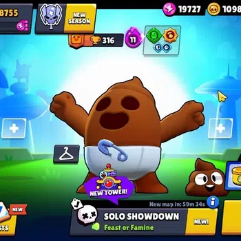 Brawl Stars Accounts Trophy 8755 | 64 Brawler|9 Max (3 Hypercharge)|2 HC, 3 Legend, 6 Mythic 39 Epic Skins|4487