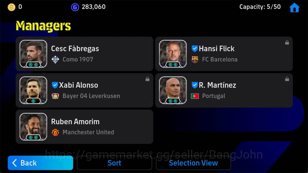 eFootball Accounts Android, Pwr 3192,L Garcia Epc,De gea Shw,Grealish image 7