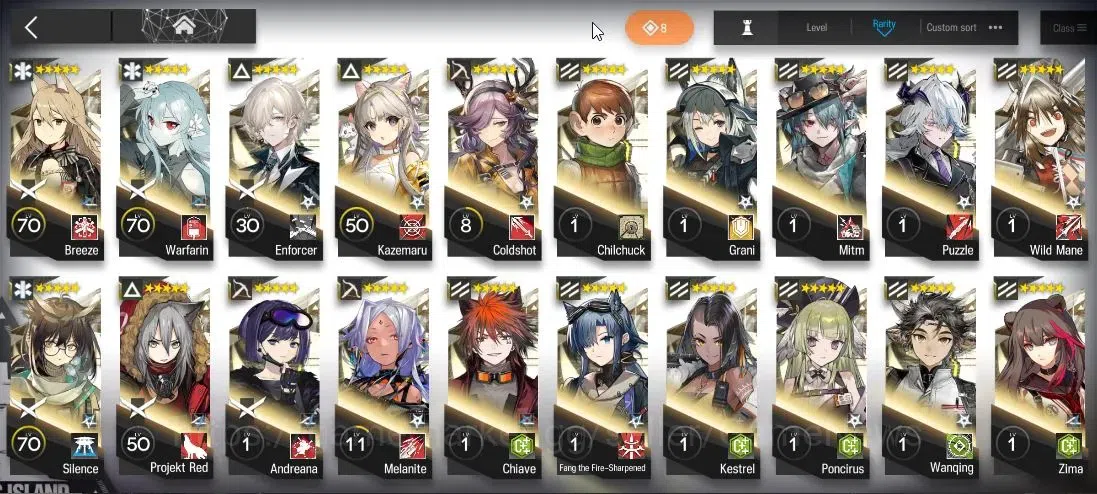 Arknights Accounts Lv 120|323 Op+96 Skin|8k+ Oru|16 Limited|Ela,Kirin image 10