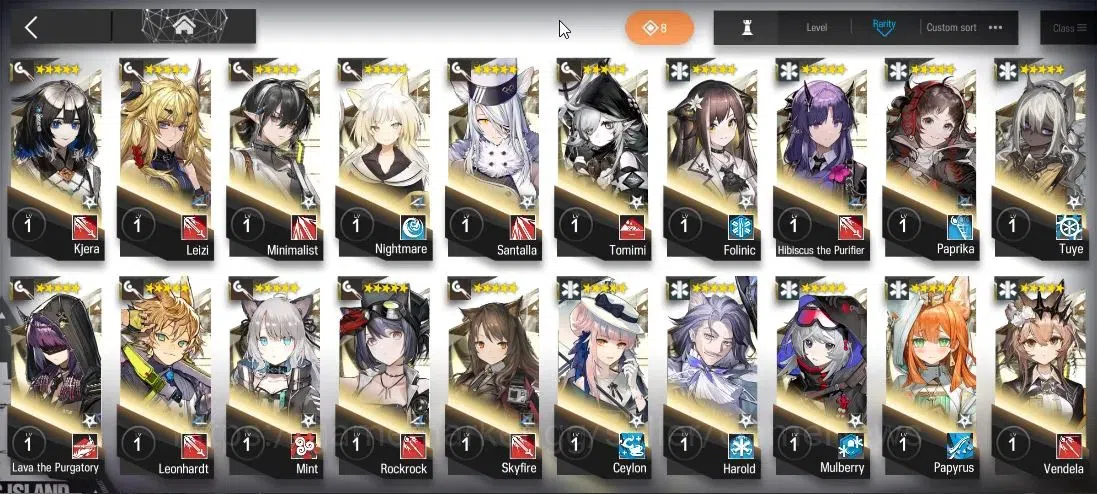 Arknights Accounts Lv 120|323 Op+96 Skin|8k+ Oru|16 Limited|Ela,Kirin image 14