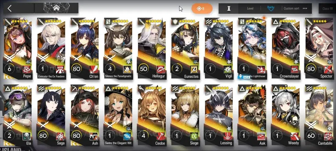 Arknights Accounts Lv 120|323 Op+96 Skin|8k+ Oru|16 Limited|Ela,Kirin image 8