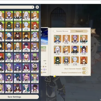 Genshin Impact Accounts Others Asia|AR 60|Rate On|17 Limit + 6(*5 Wp)|Team