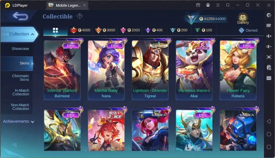 Mobile Legends: Bang Bang Accounts Global|Skin 162|Expert|Collector Natalia|Collab Cy image 10