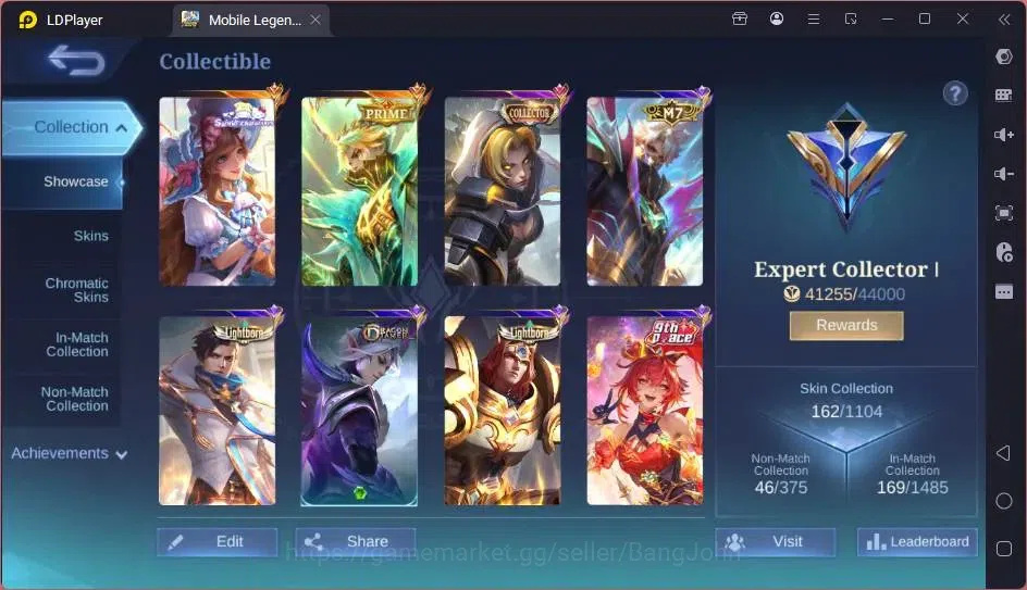 Mobile Legends: Bang Bang Accounts Global|Skin 162|Expert|Collector Natalia|Collab Cy image 13