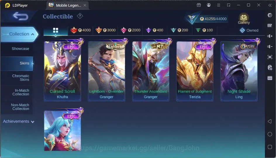 Mobile Legends: Bang Bang Accounts Global|Skin 162|Expert|Collector Natalia|Collab Cy image 6