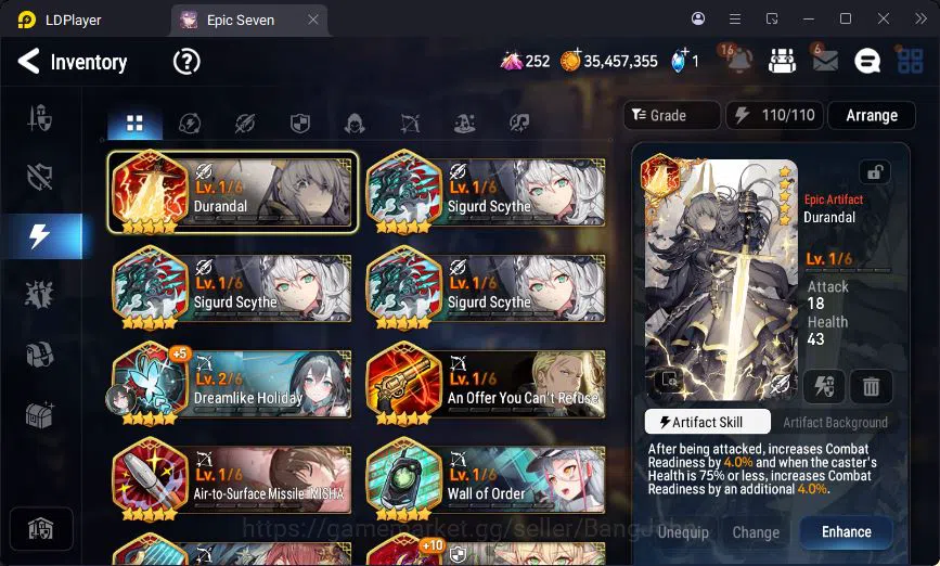 Epic Seven Accounts Global Unverif | 1ML | Vildred | Furious | Landy | image 11