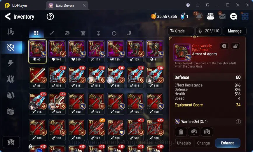 Epic Seven Accounts Global Unverif | 1ML | Vildred | Furious | Landy | image 12