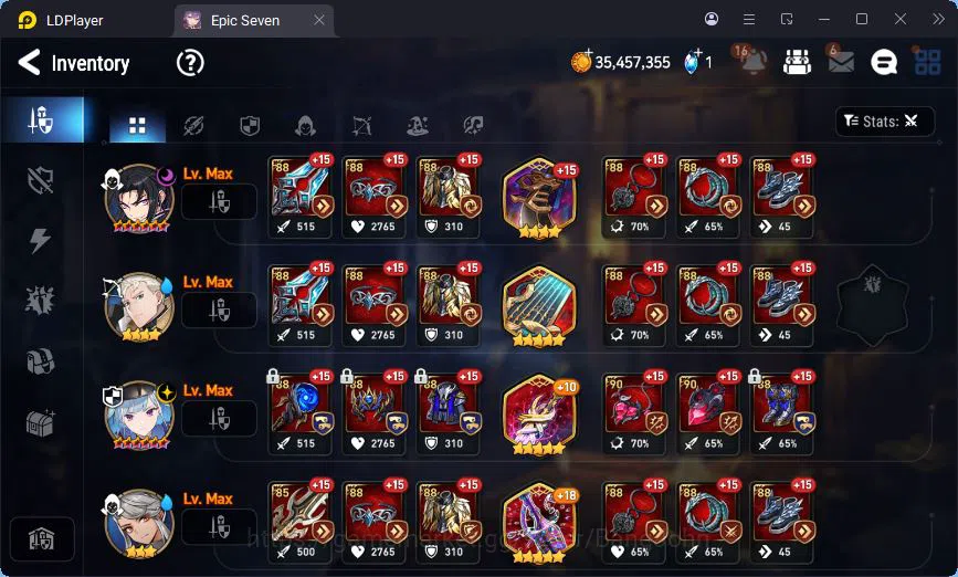 Epic Seven Accounts Global Unverif | 1ML | Vildred | Furious | Landy | image 13
