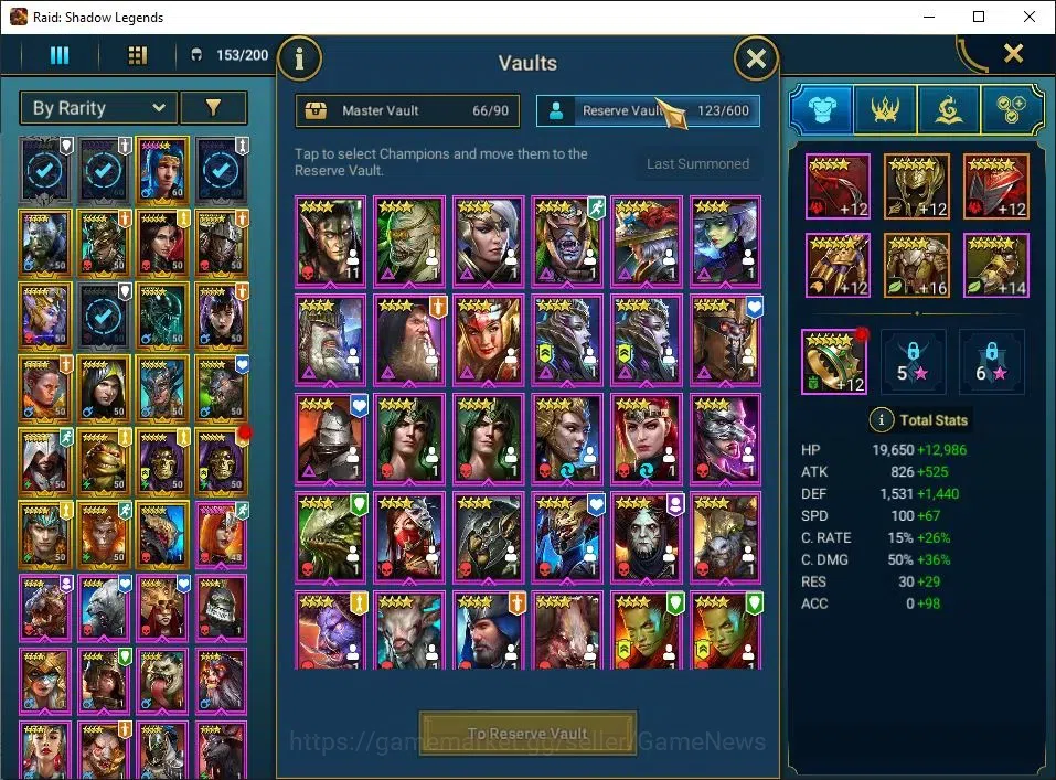 Raid: Shadow Legends Accounts Lv39 689K Power|1 Mythic(Siegfrund)|22 Legend(Sola image 6