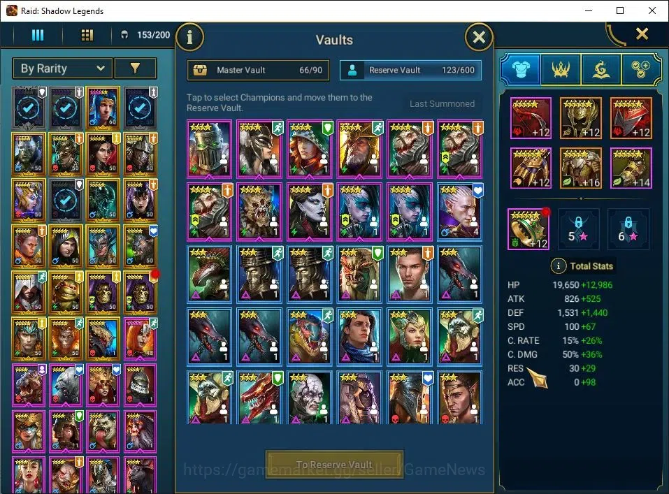 Raid: Shadow Legends Accounts Lv39 689K Power|1 Mythic(Siegfrund)|22 Legend(Sola image 8