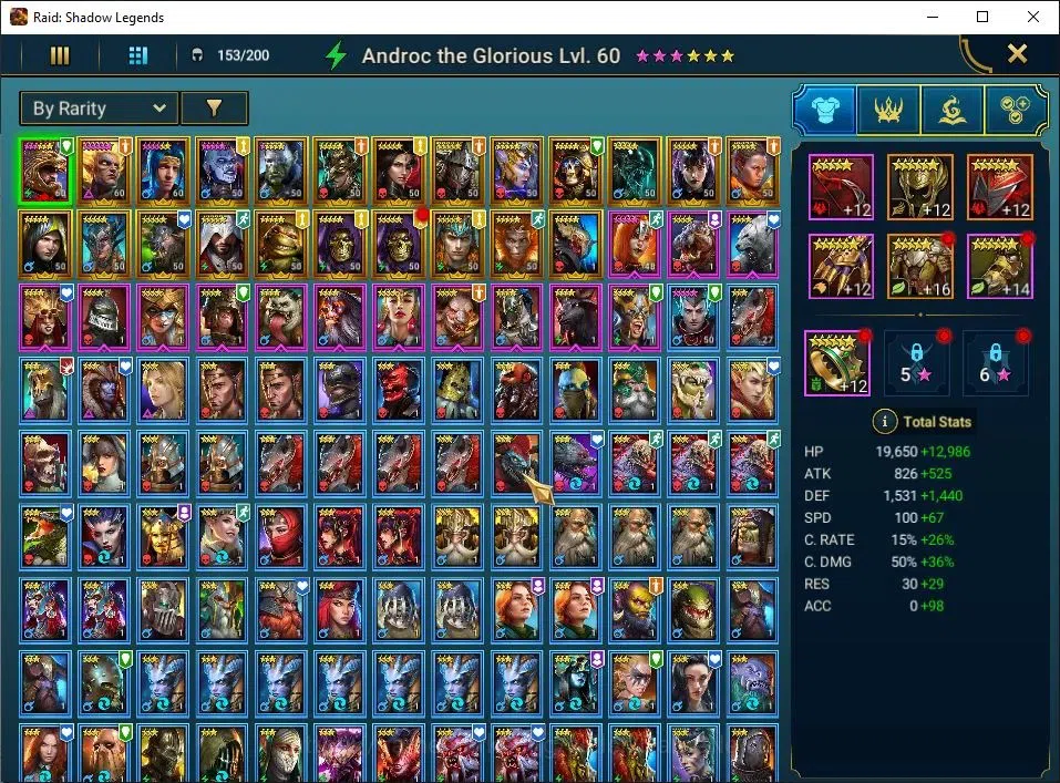 Raid: Shadow Legends Accounts Lv39 689K Power|1 Mythic(Siegfrund)|22 Legend(Sola image 9