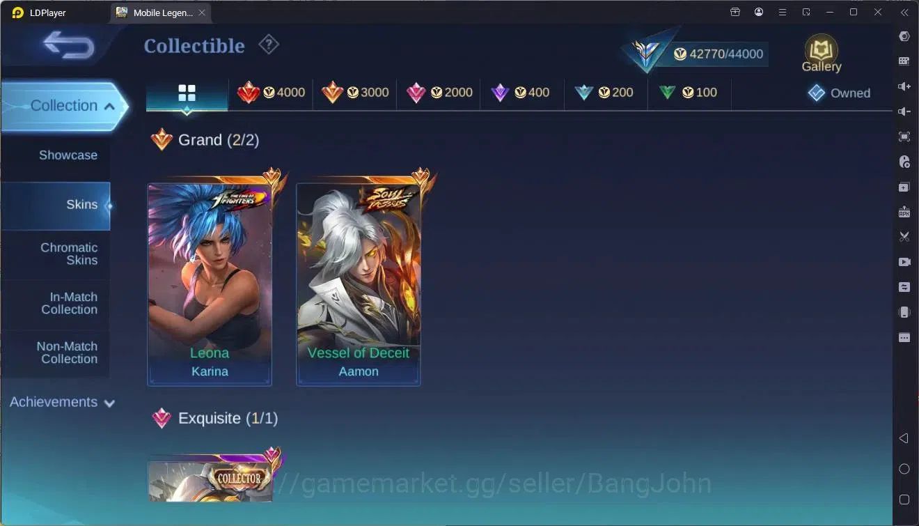 Mobile Legends: Bang Bang Accounts Global|Hero 101|Skin 176|Expert|Soul Vessels Aamon image 12