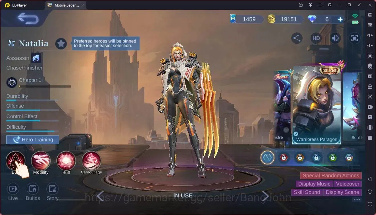 Mobile Legends: Bang Bang Accounts Global|Hero 101|Skin 176|Expert|Soul Vessels Aamon image 3