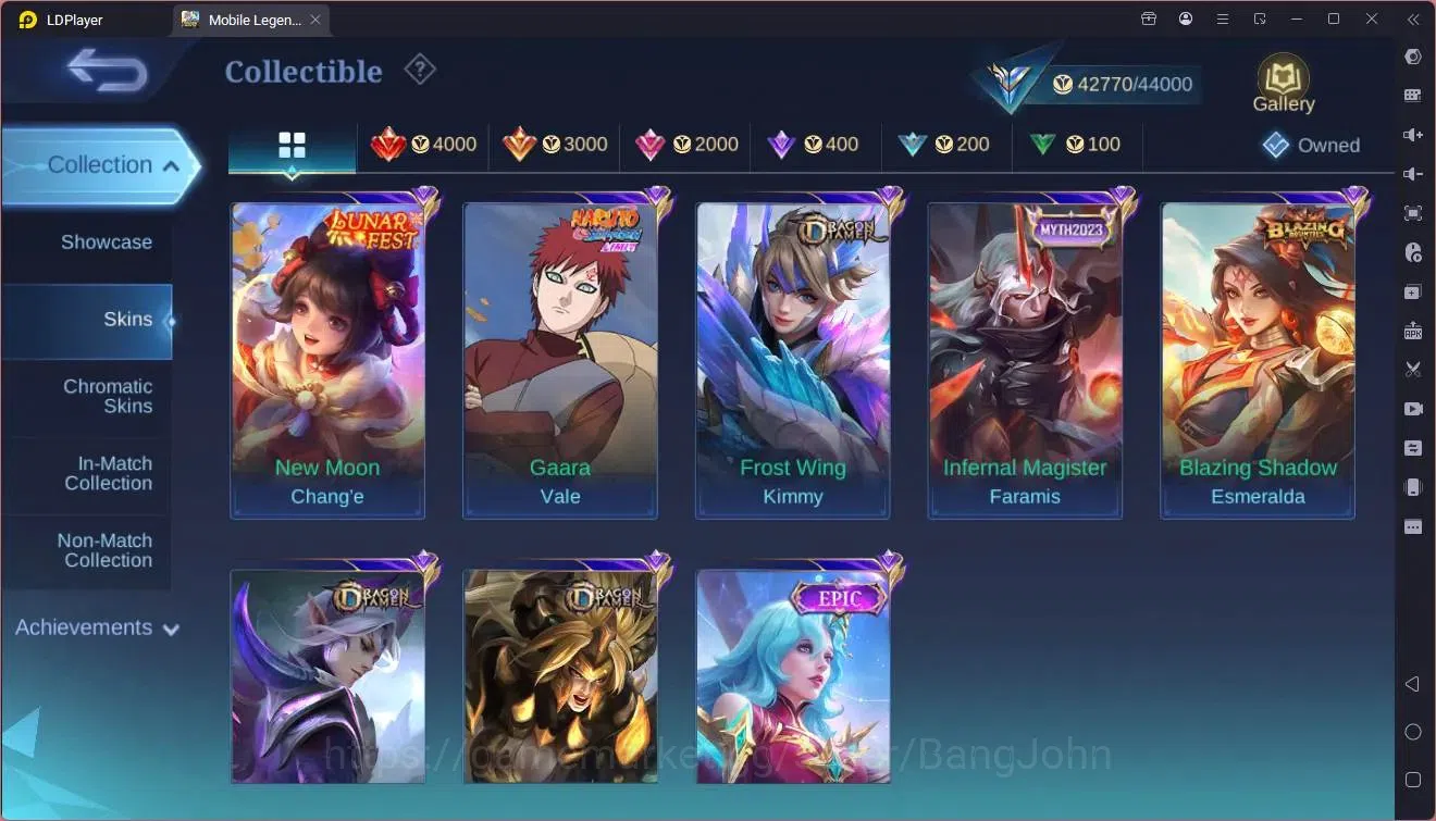 Mobile Legends: Bang Bang Accounts Global|Hero 101|Skin 176|Expert|Soul Vessels Aamon image 7