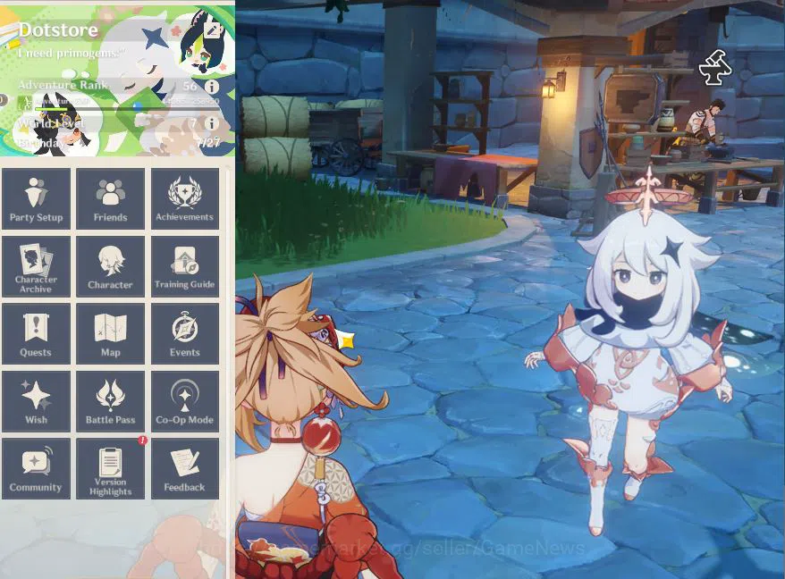 Genshin Impact Mid Game ASIA|AR 56|4 limited +3(*5Weapon)|[ChioriC3+sign,Y image 1