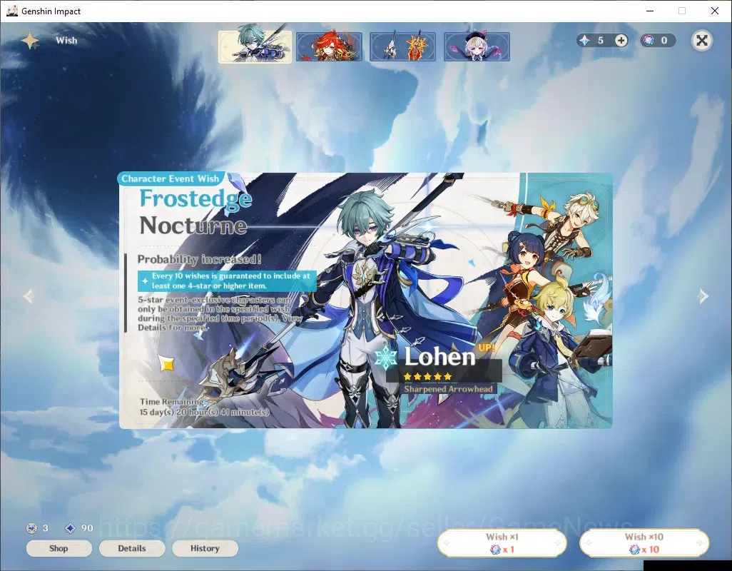 Genshin Impact Accounts ASIA|AR 60|12 Limited + 7 (*5Wep)|[NeuvilletteC1,F image 18