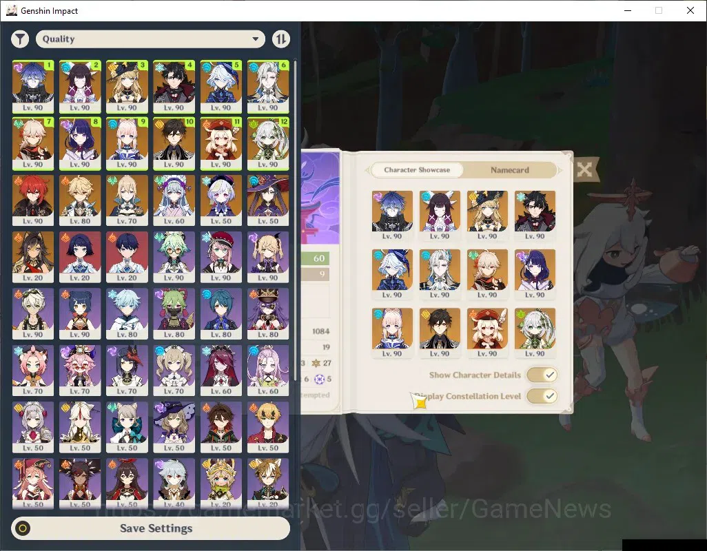 Genshin Impact Accounts ASIA|AR 60|12 Limited + 7 (*5Wep)|[NeuvilletteC1,F image 2