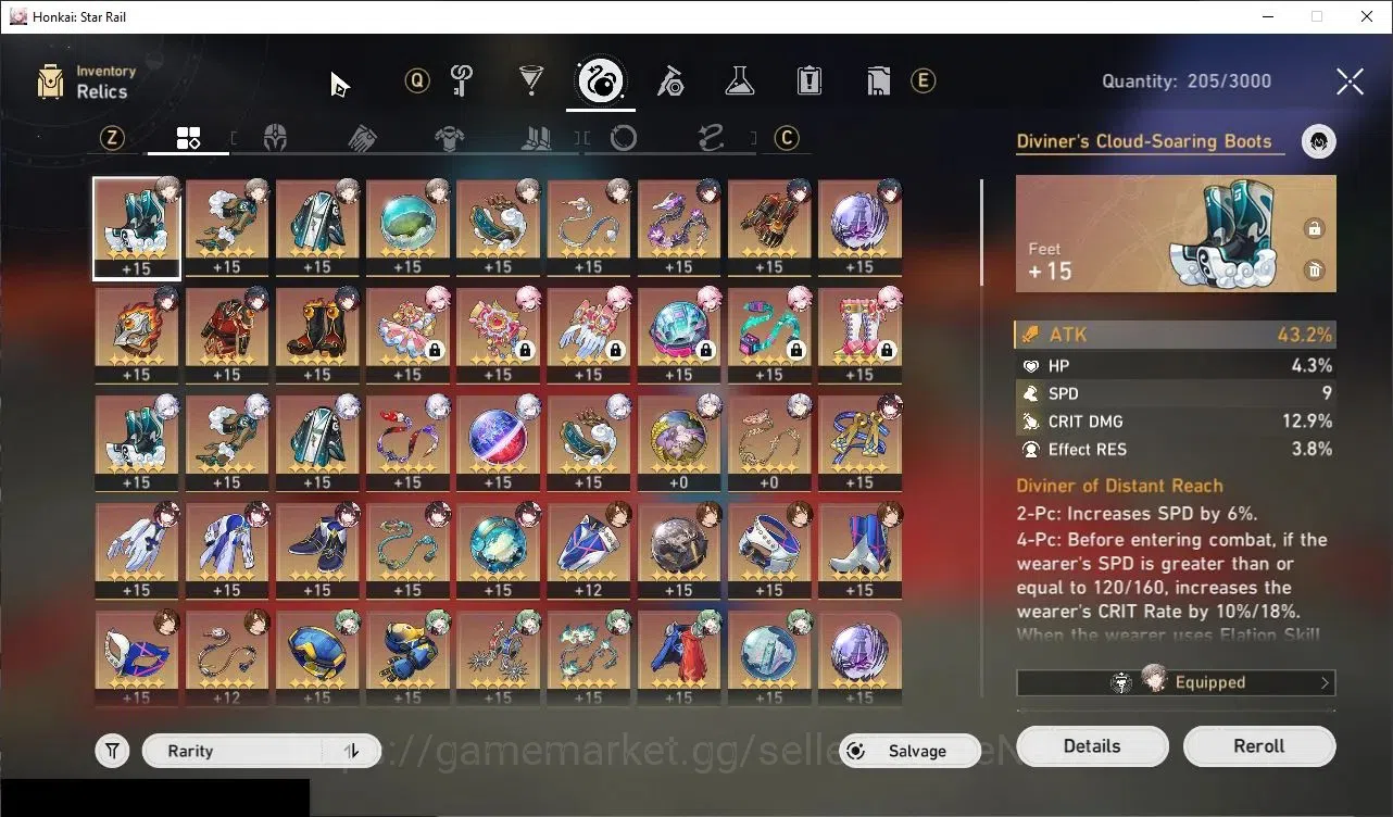 Honkai Star Rail Accounts Others Asia|TL 64|8 Limited|Evanescia,Yao Guang,Mortenax Blade,Phainon,HuoHuo,Sparkle|Female 7