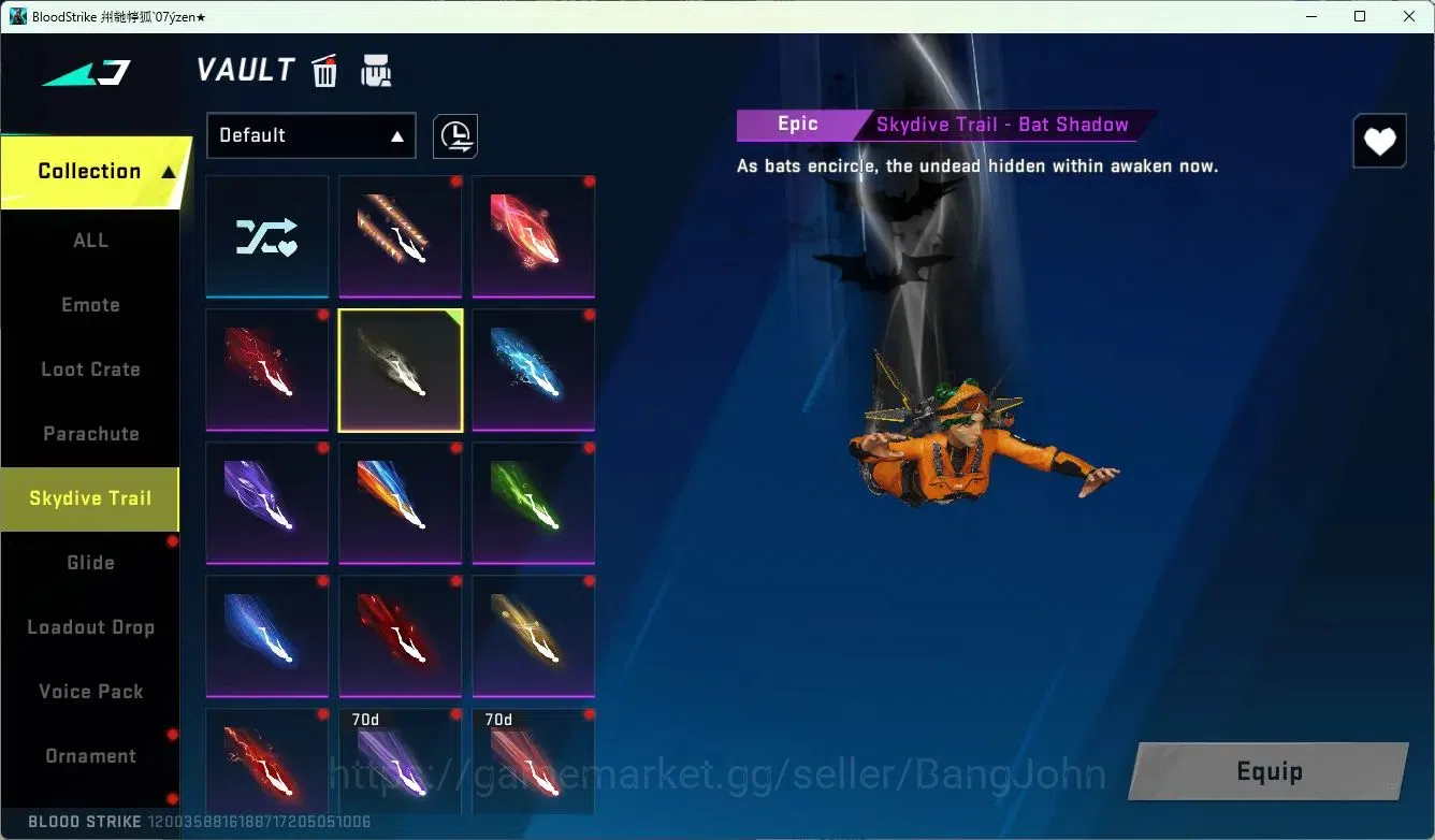 Blood Strike Accounts ASIA | 1 EVO Skins |6 Collab Skins | 3 Limited Ski image 13