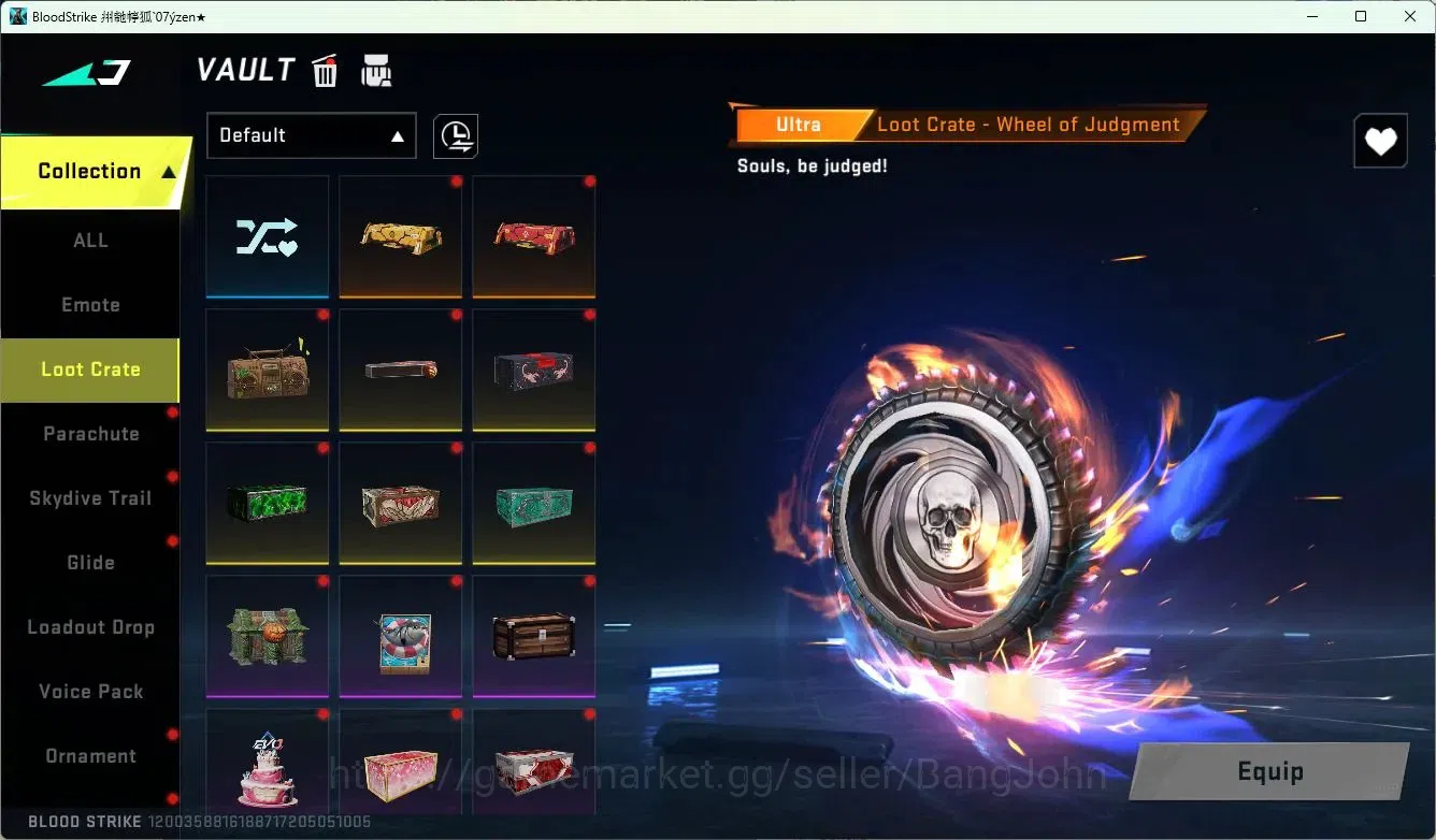 Blood Strike Accounts ASIA | 1 EVO Skins |6 Collab Skins | 3 Limited Ski image 15