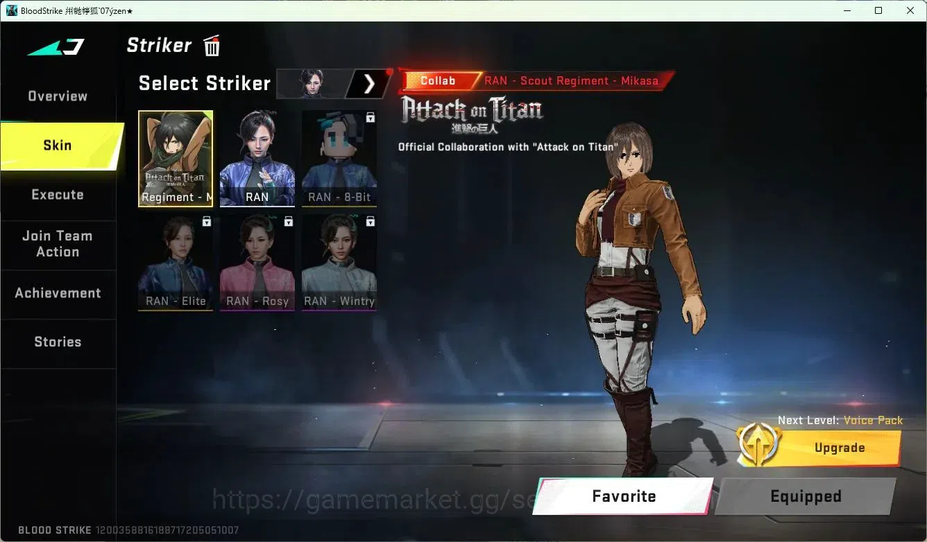 Blood Strike Accounts ASIA | 1 EVO Skins |6 Collab Skins | 3 Limited Ski image 3