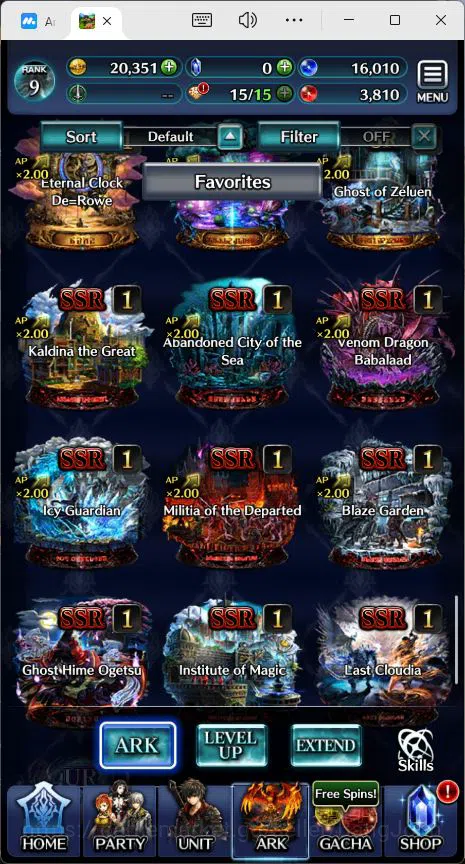 Last Cloudia Accounts GLOBAL|Rank 9|Collab Swordsman,MBRei|Other Unit GL image 3