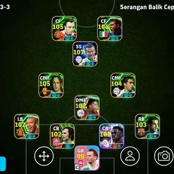 eFootball Legends & Iconic Players Power 3202, Bale blitz, vieri epic, totti epic, Be image 1