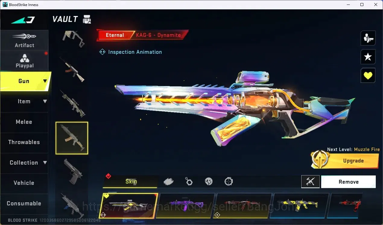 Blood Strike Accounts ASIA | 1 EVO: FAL|1 ETERNAL-Dynamite|2 AOT,1TR Gun image 4