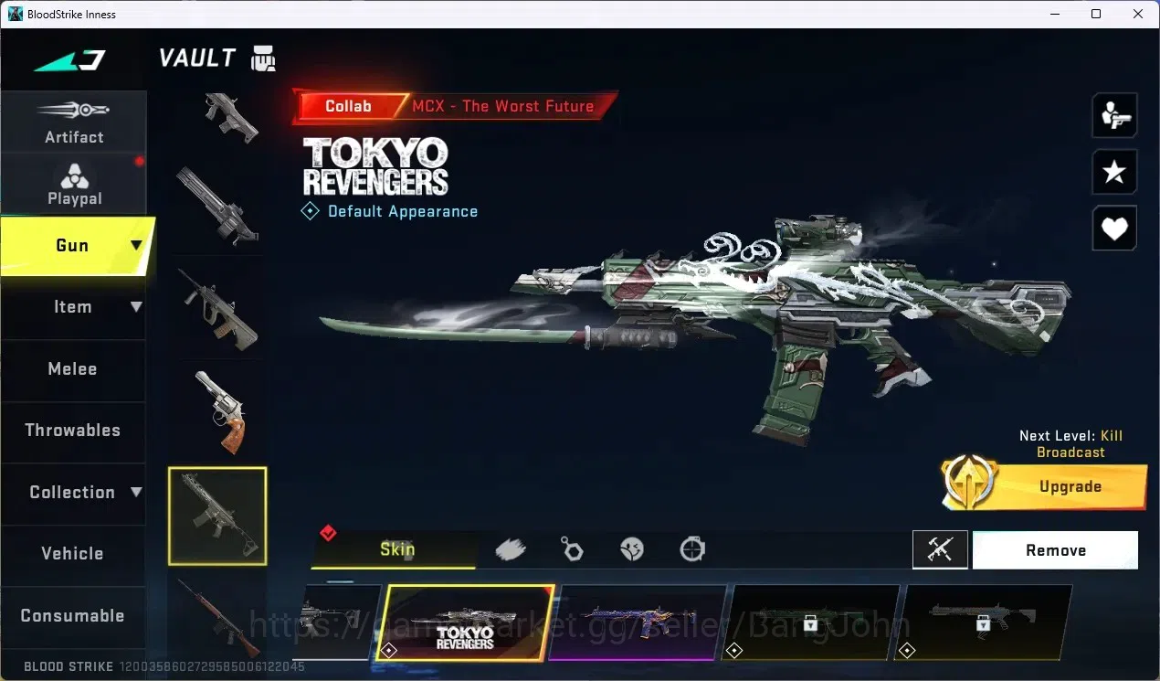 Blood Strike Accounts ASIA | 1 EVO: FAL|1 ETERNAL-Dynamite|2 AOT,1TR Gun image 9