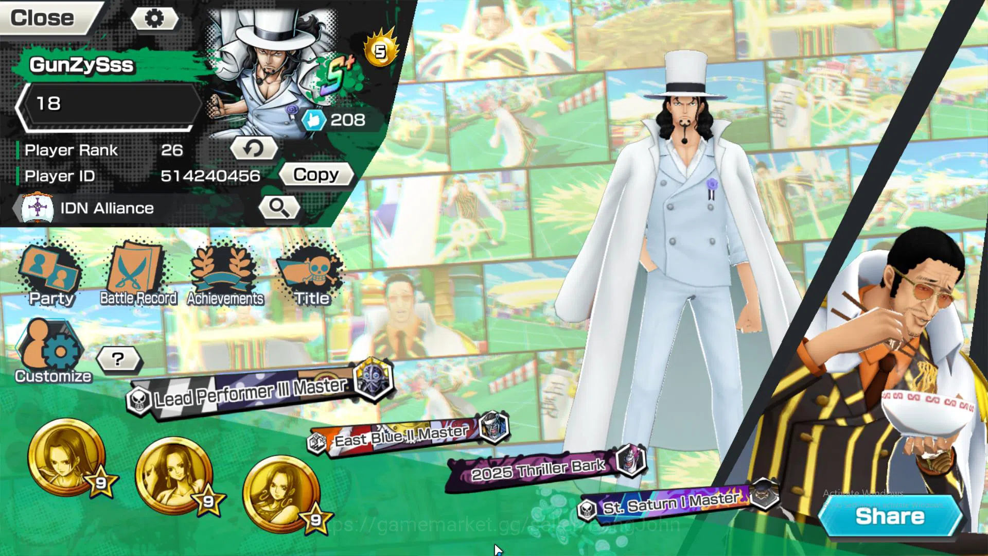One Piece Bounty Rush Accounts GLOBAL | EX 2 | borsalino, Awakened Rob lucci more image 2