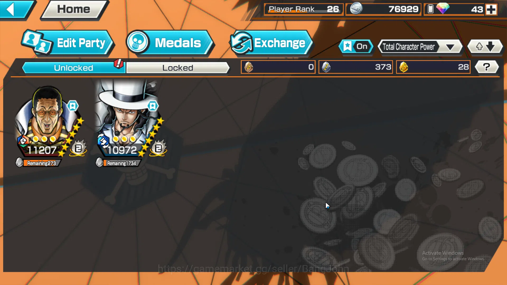 One Piece Bounty Rush Accounts GLOBAL | EX 2 | borsalino, Awakened Rob lucci more image 3
