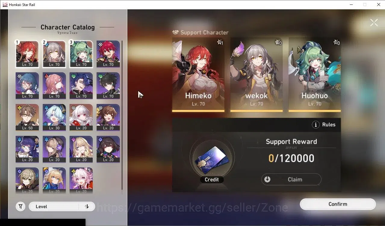 Honkai Star Rail Accounts ASIA|TL 56|Ready Gacha 50K SJ|Limited|(Huohuo)+3 S image 2