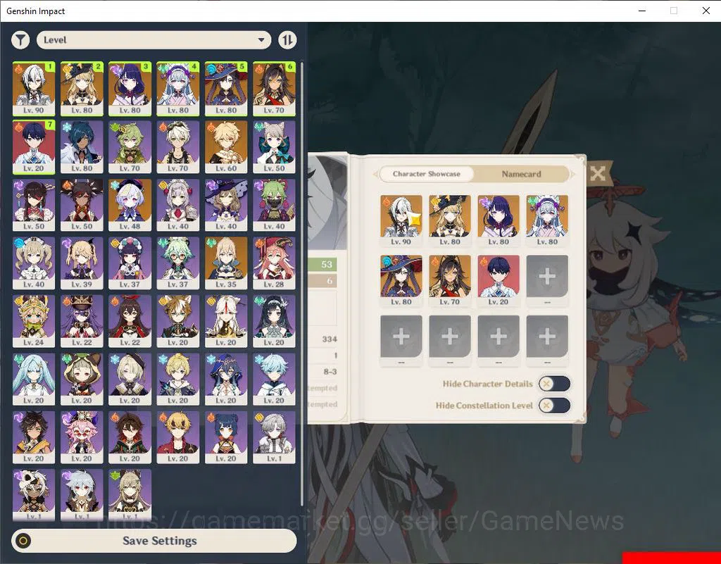Genshin Impact Accounts ASIA|AR 53|3 Limited+35(*4Character)| Arlecchino,R image 1