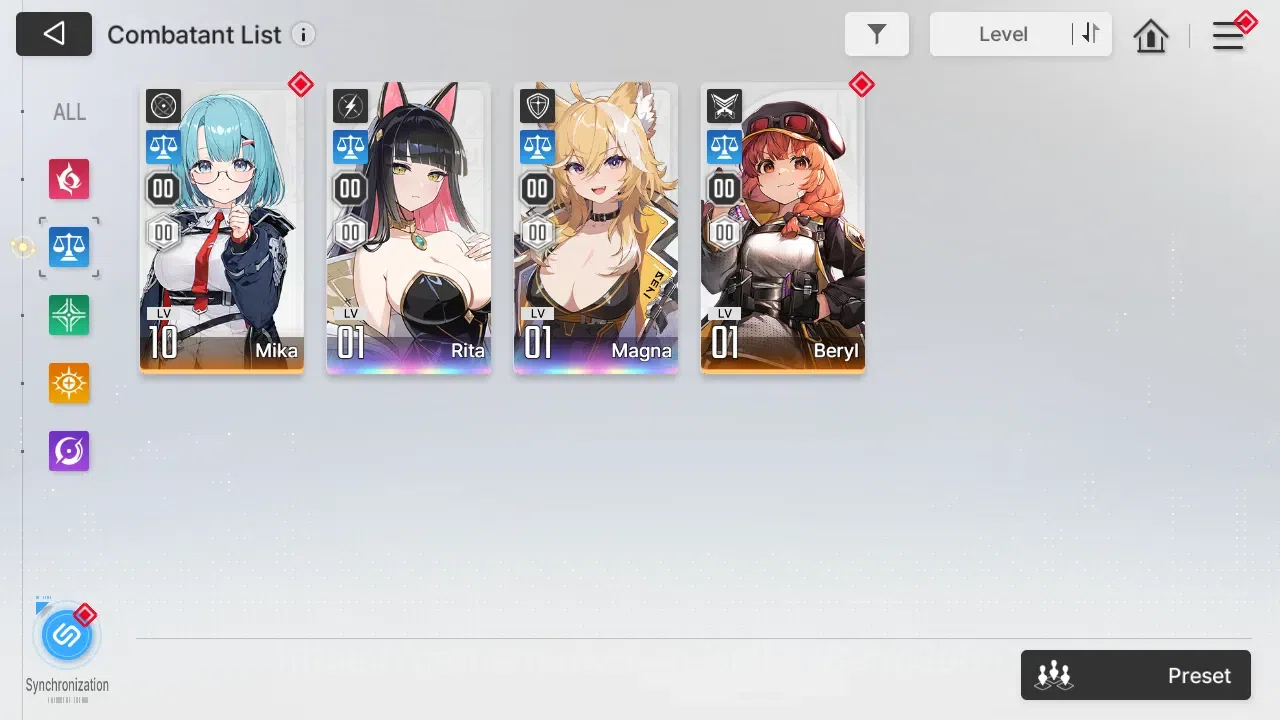 Chaos Zero Nightmare Accounts ASIA | Lvl 54 | 10 SSR | Heidemarie ME2 | Selector image 3