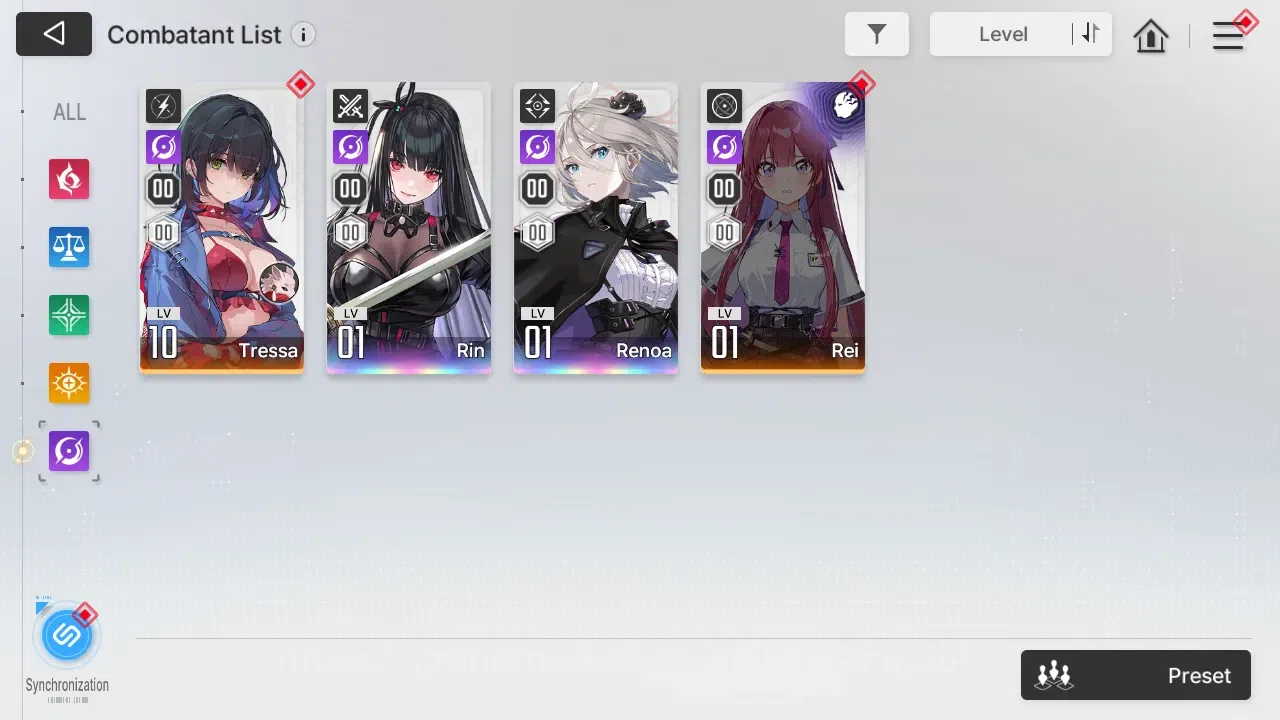 Chaos Zero Nightmare Accounts ASIA | Lvl 54 | 10 SSR | Heidemarie ME2 | Selector image 7