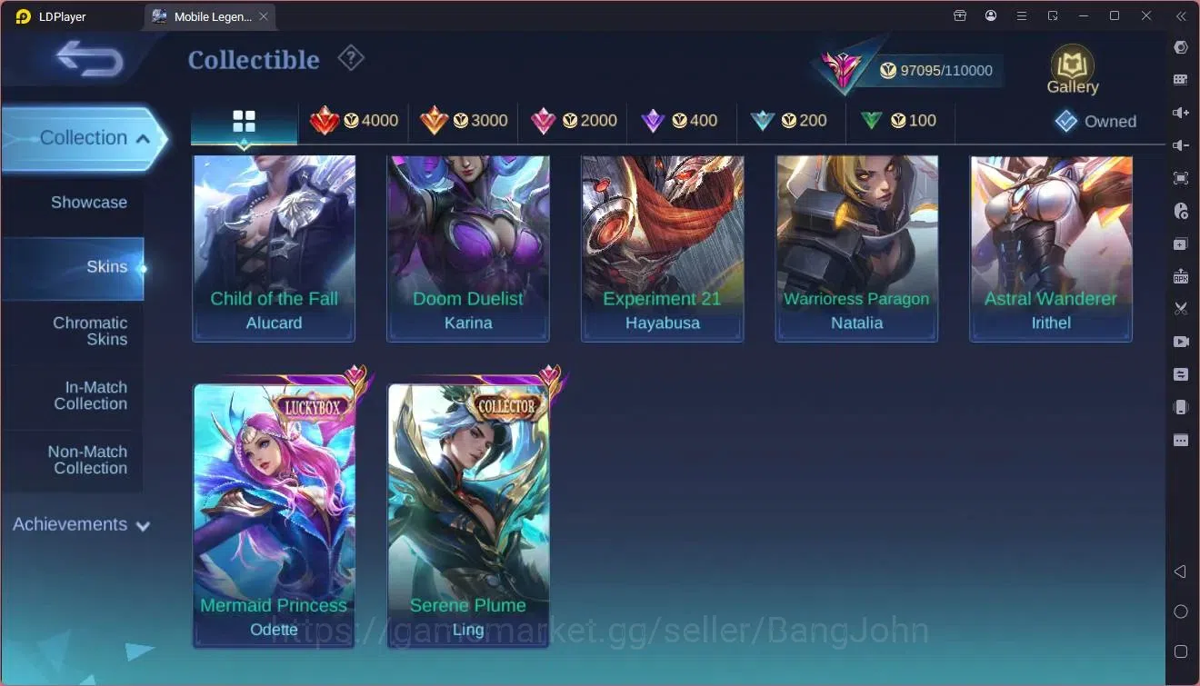 Mobile Legends: Bang Bang Accounts Global|Hero 125|Skin 331|Exalted|Legend GS|KOF GS, image 10