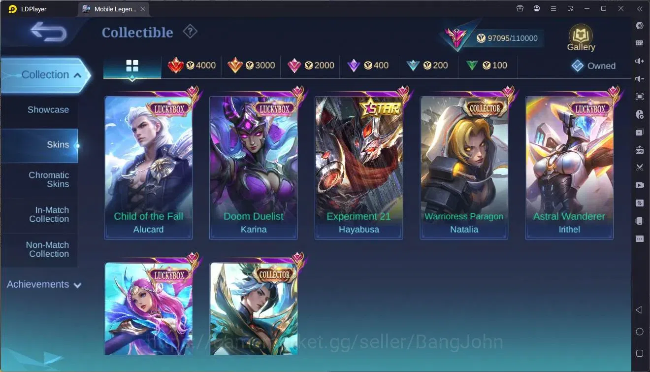 Mobile Legends: Bang Bang Accounts Global|Hero 125|Skin 331|Exalted|Legend GS|KOF GS, image 11