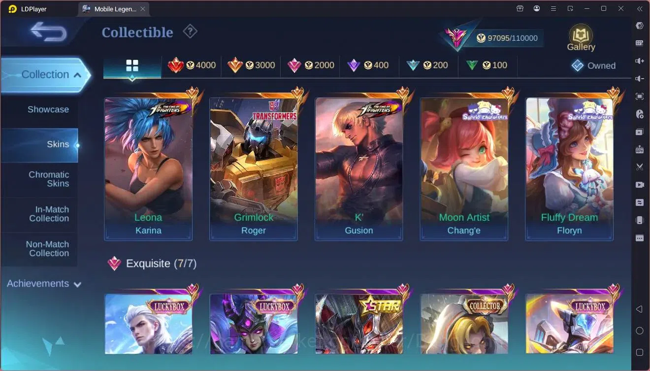 Mobile Legends: Bang Bang Accounts Global|Hero 125|Skin 331|Exalted|Legend GS|KOF GS, image 12