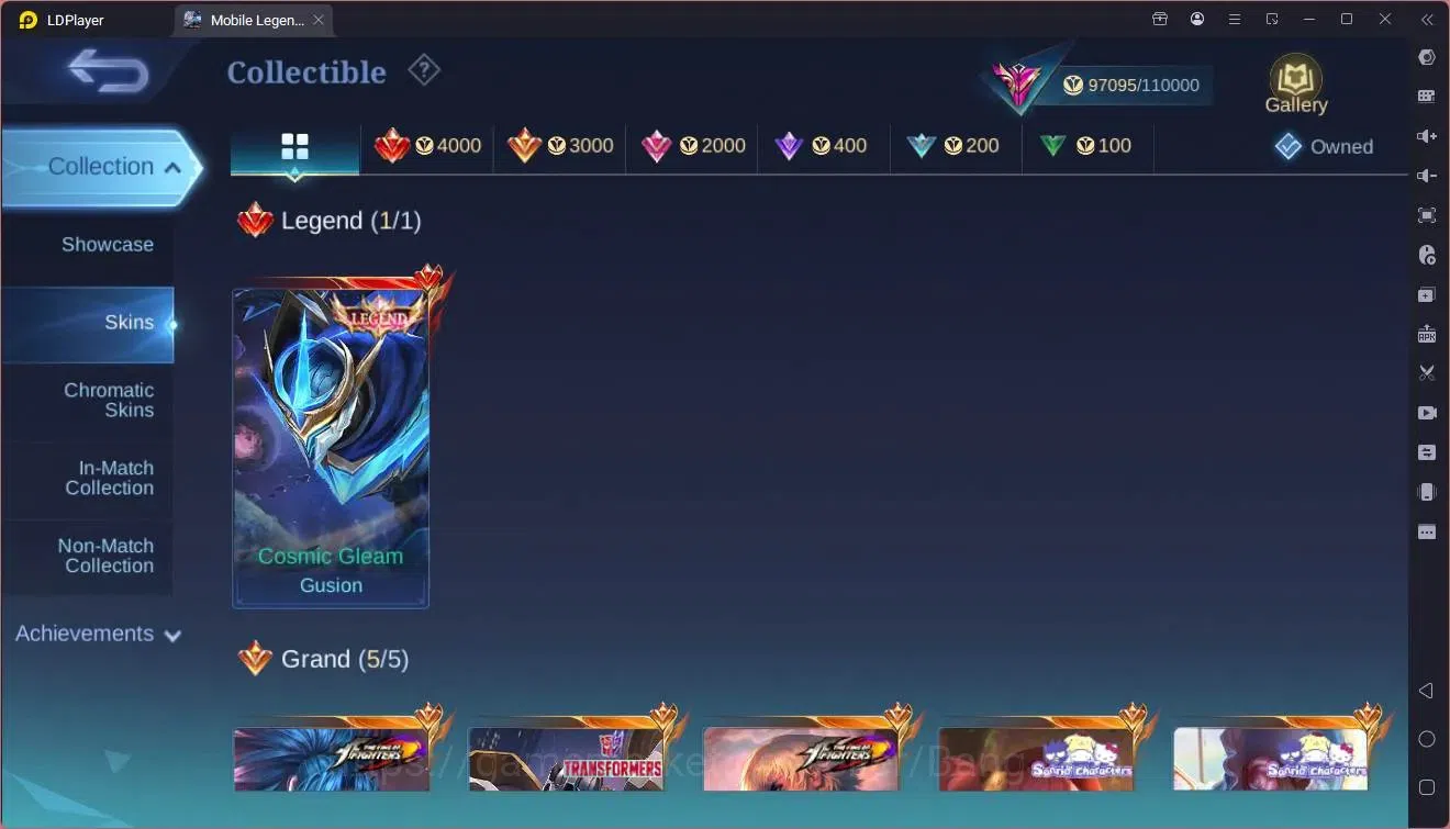 Mobile Legends: Bang Bang Accounts Global|Hero 125|Skin 331|Exalted|Legend GS|KOF GS, image 13