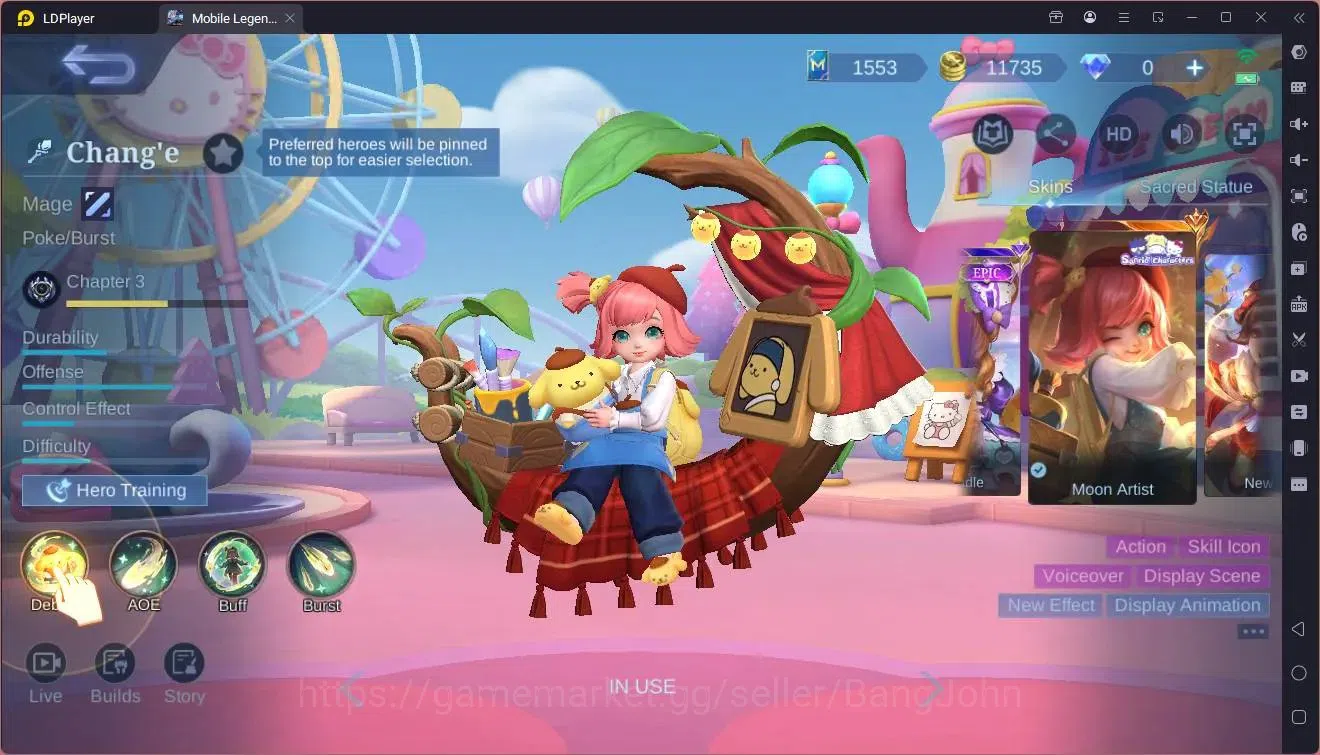 Mobile Legends: Bang Bang Accounts Global|Hero 125|Skin 331|Exalted|Legend GS|KOF GS, image 5