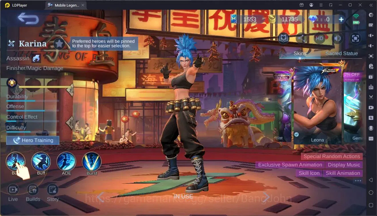 Mobile Legends: Bang Bang Accounts Global|Hero 125|Skin 331|Exalted|Legend GS|KOF GS, image 8