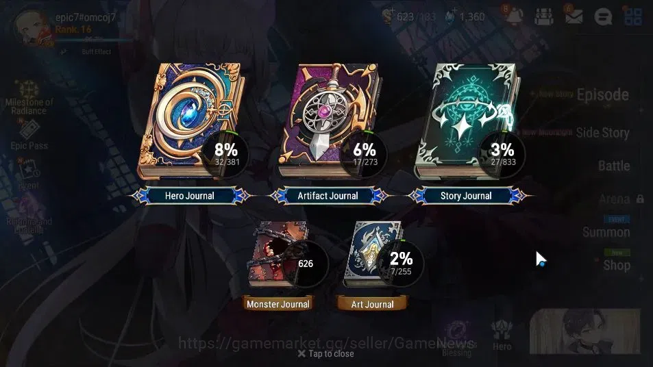 Epic Seven Accounts GLOBAL UnVerif|New Era|2 ML (Rhiana & Luciel,Archi image 3