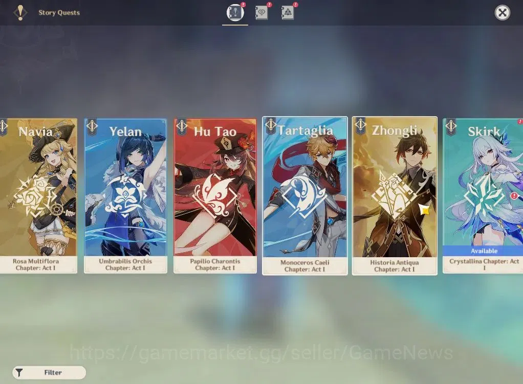 Genshin Impact Accounts Mid Game ASIA|AR 56|6 Limited+2(*5Weapon)|NeuvilleteC1,Chiori+Sign,Lyney,Raiden,Kazuha,Etc|Mc 14