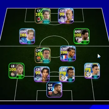 eFootball Accounts Legends & Iconic Players Android|Epic Xavi,Daniele Massaro|Show Time Kevin De Bruyne,Olise,Tsujioka