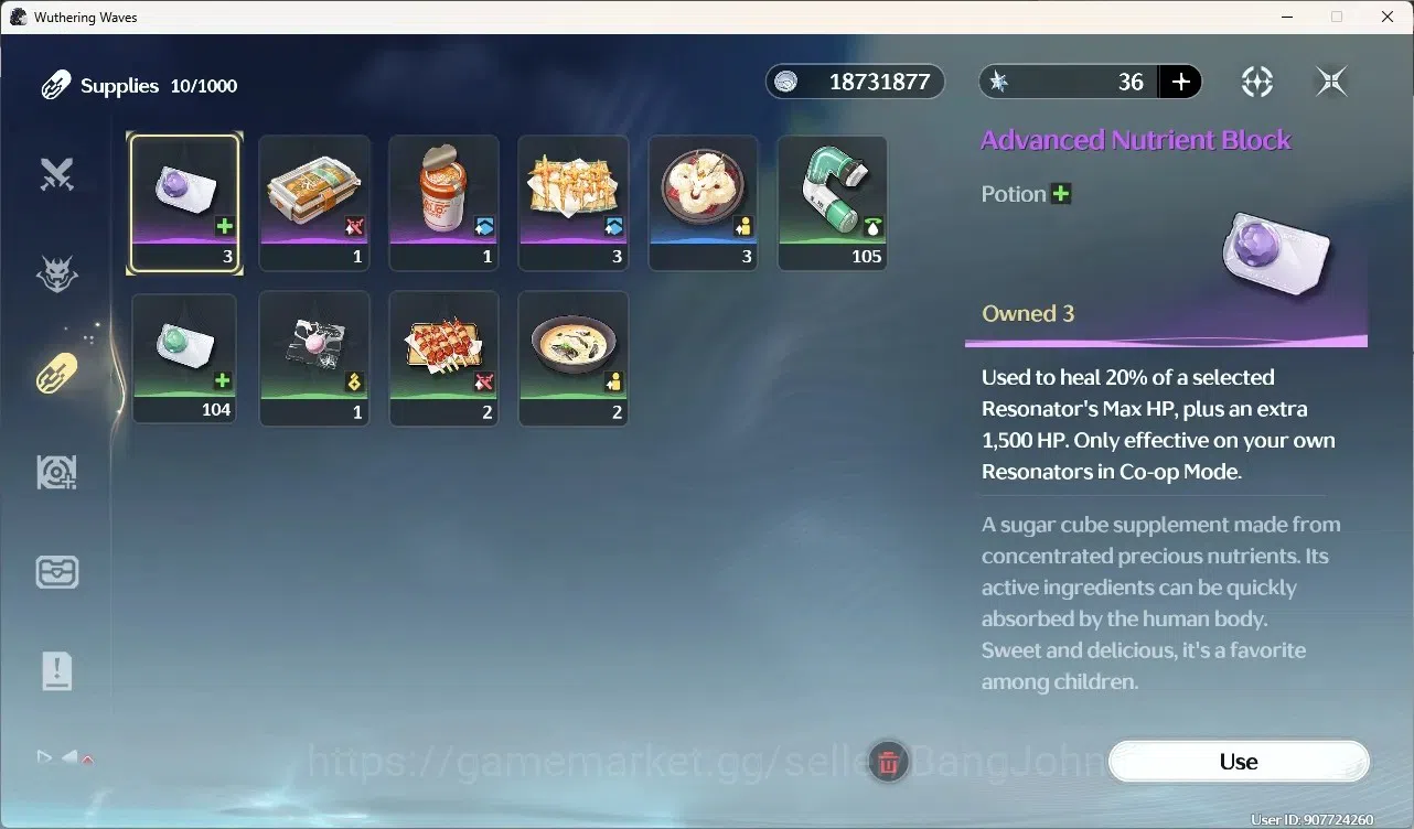 Wuthering Waves Accounts Starter SEA|UL 49|Rank 5| 2 Char Limited[Yangyang:Xuanling(Ready Unlock RC4)]+Sign,Rebecca| Mc Male 19