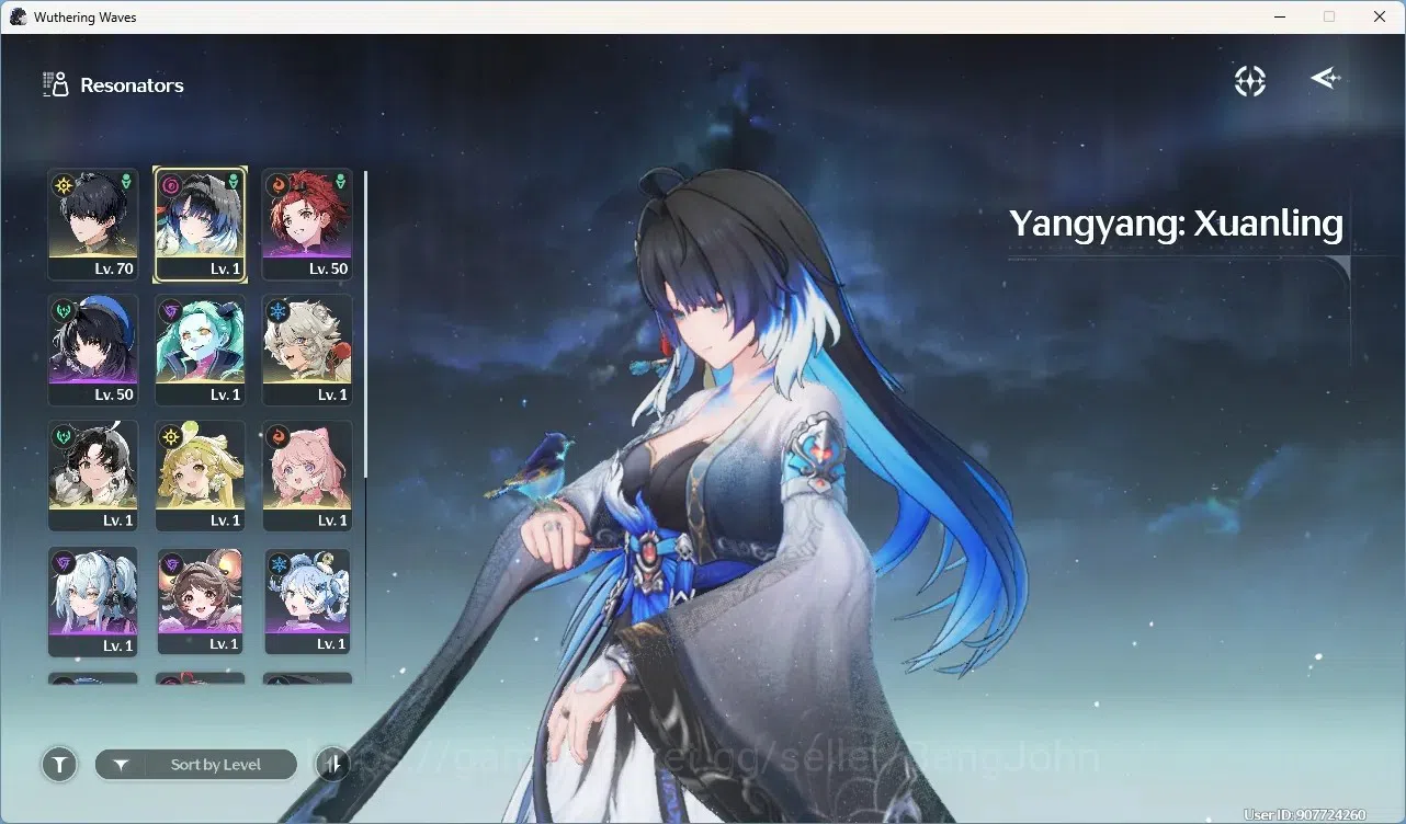 Wuthering Waves Accounts Starter SEA|UL 49|Rank 5| 2 Char Limited[Yangyang:Xuanling(Ready Unlock RC4)]+Sign,Rebecca| Mc Male 2